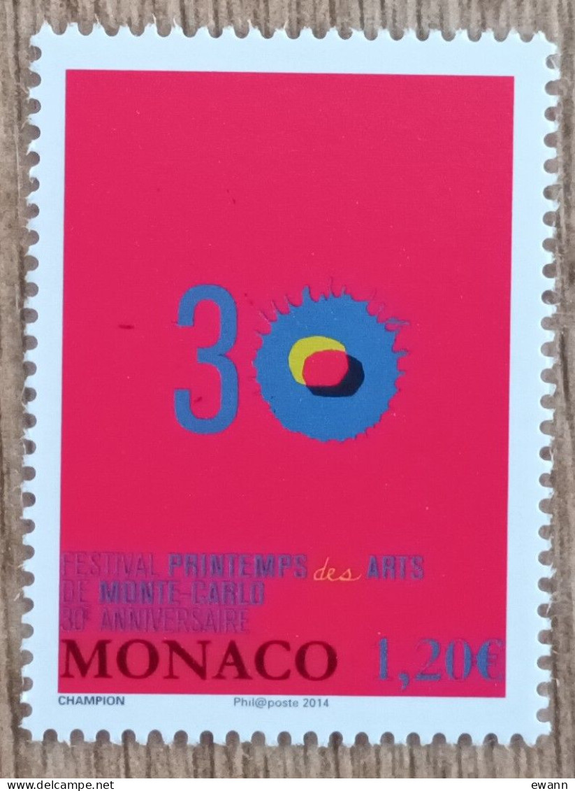 Monaco - YT N°2920 - Printemps Des Arts - 2014 - Neuf - Unused Stamps