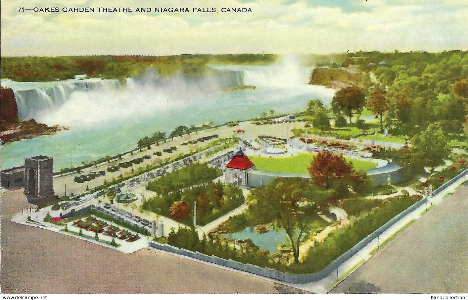 Oaks Garden Theatre And Niagara Falls, Canada, Nicht Gelaufen - Chutes Du Niagara