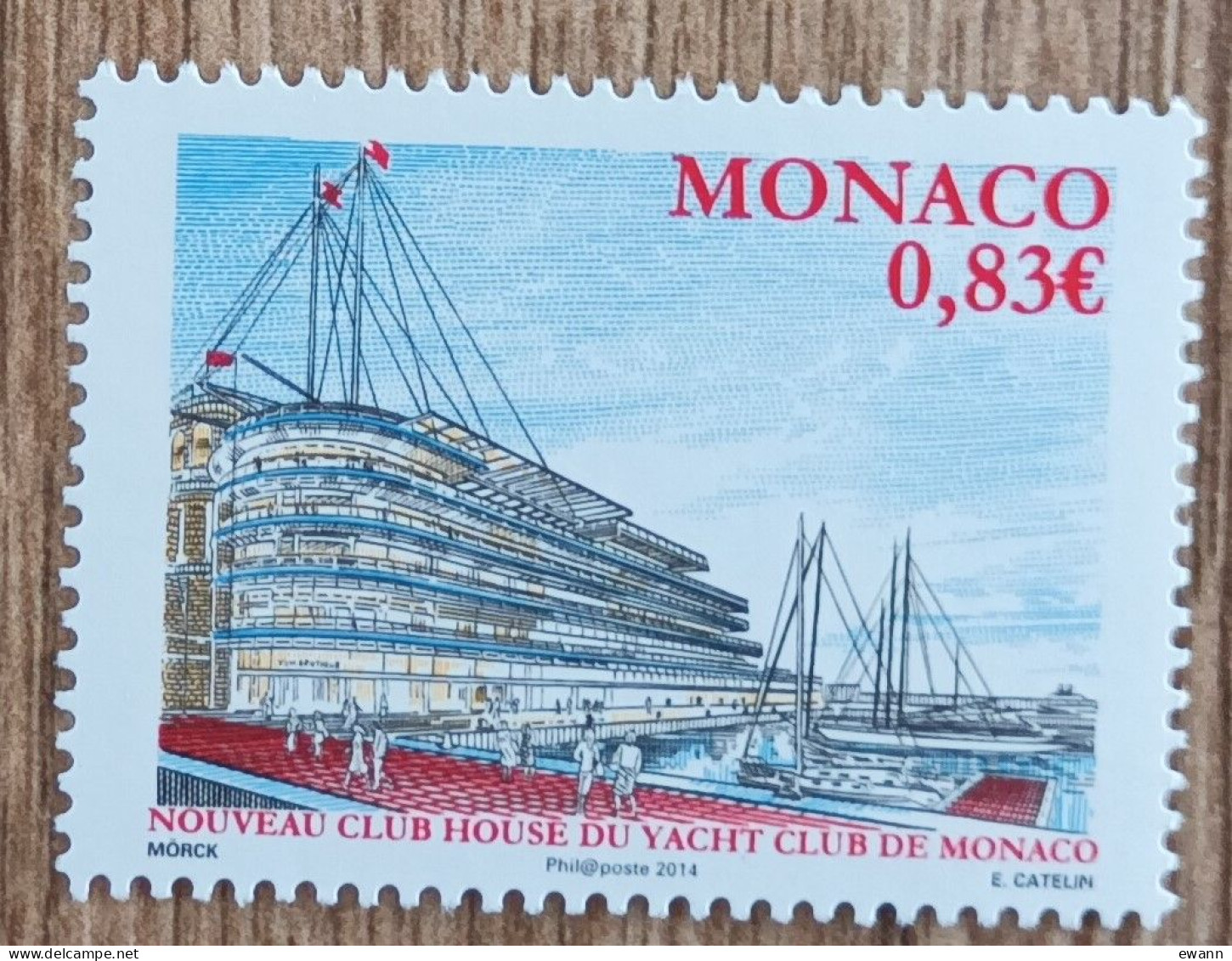 Monaco - YT N°2936 - Nouveau Club House Du Yacht Club De Monaco - 2014 - Neuf - Unused Stamps