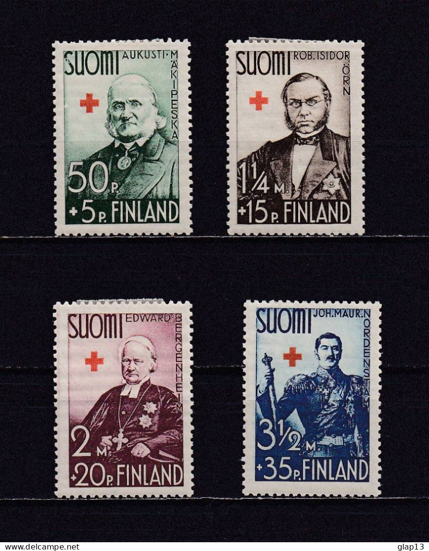 FINLANDE 1938 TIMBRE N°196/99 NEUF AVEC CHARNIERE CROIX-ROUGE - Ongebruikt