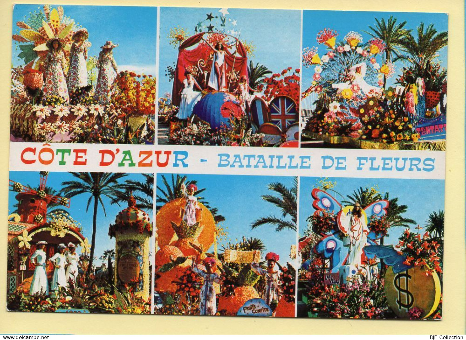 Carnaval : Carnaval De NICE – Bataille De Fleurs / Multivues (animée) (voir Scan Recto/verso) - Carnaval