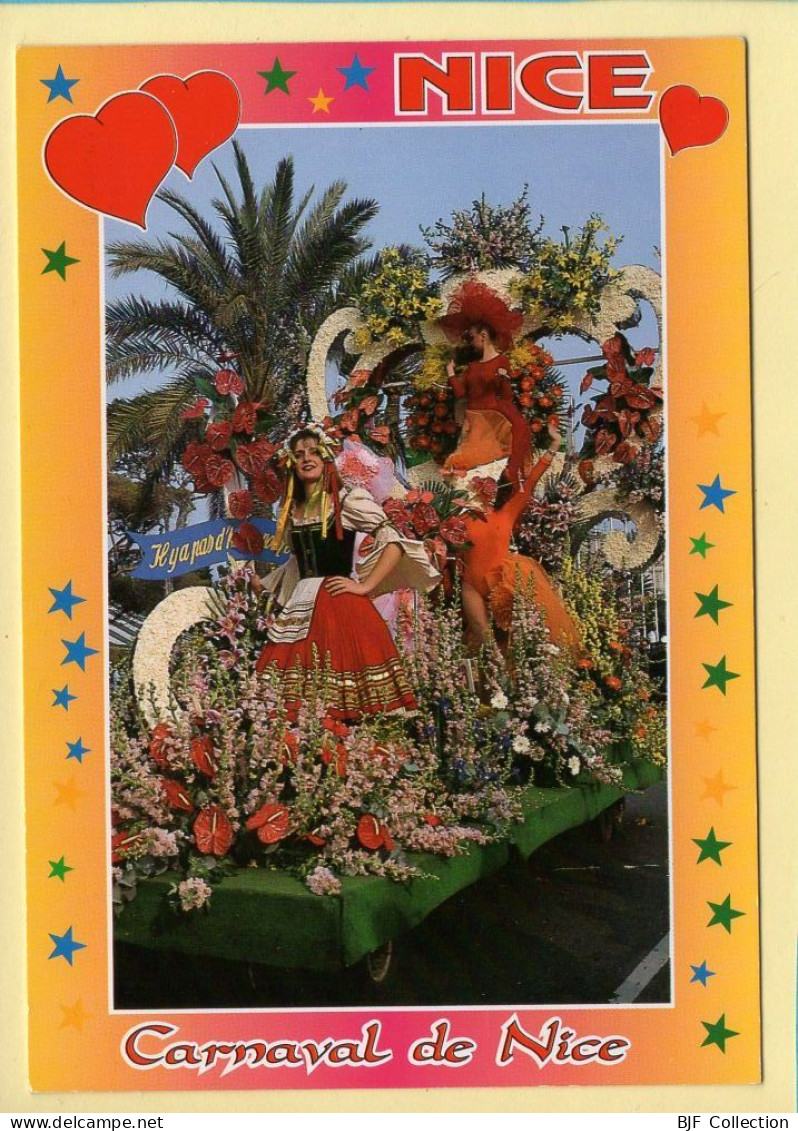 Carnaval : Carnaval De NICE – Bataille De Fleurs (animée) (voir Scan Recto/verso) - Carnevale