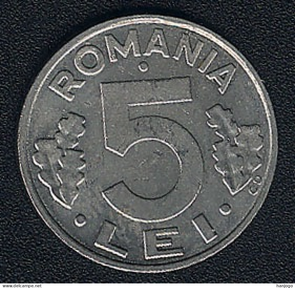 Rumänien, 5 Lei 1993, AUNC - Rumania