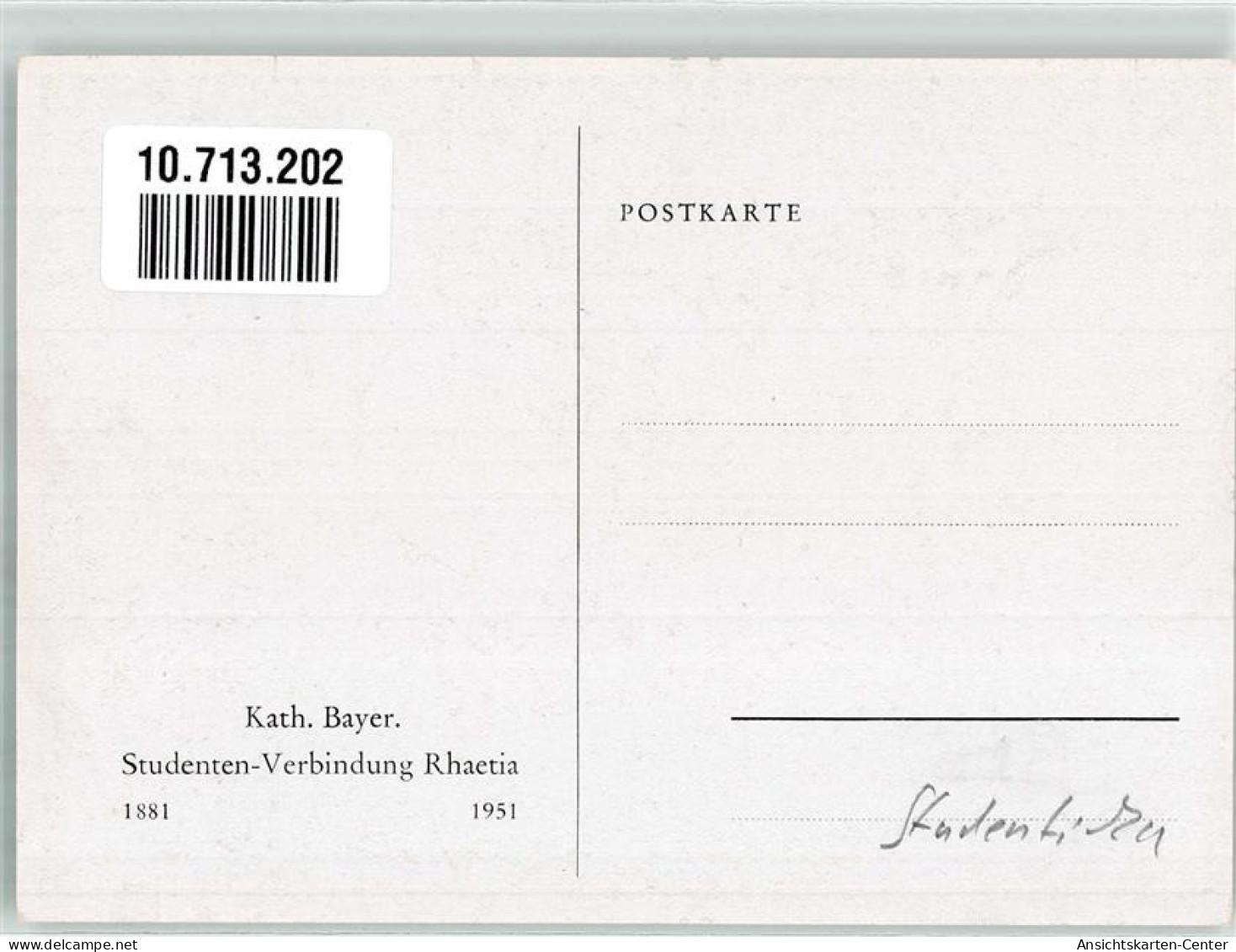 10713202 - Kath. Bayer. Verbindung Rhaetia - Scuole