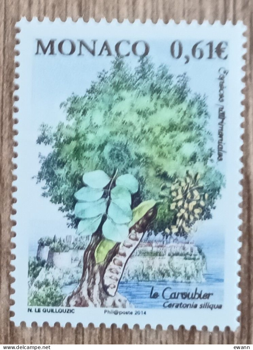 Monaco - YT N°2937 - Flore / Espèces Patrimoniales / Caroubier - 2014 - Neuf - Unused Stamps