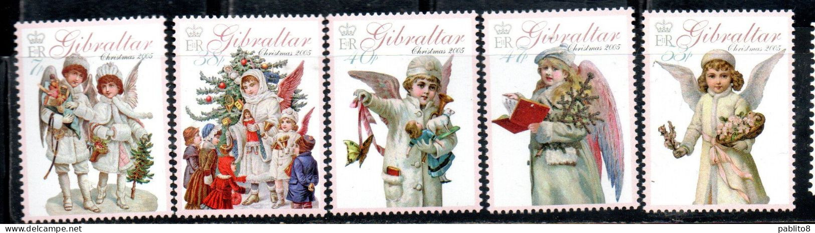 GIBRALTAR GIBILTERRA 2005 CHRISTMAS NATALE NOEL WEIHNACHTEN NAVIDAD SERIE COMPLETA COMPLETE SET MNH - Gibraltar