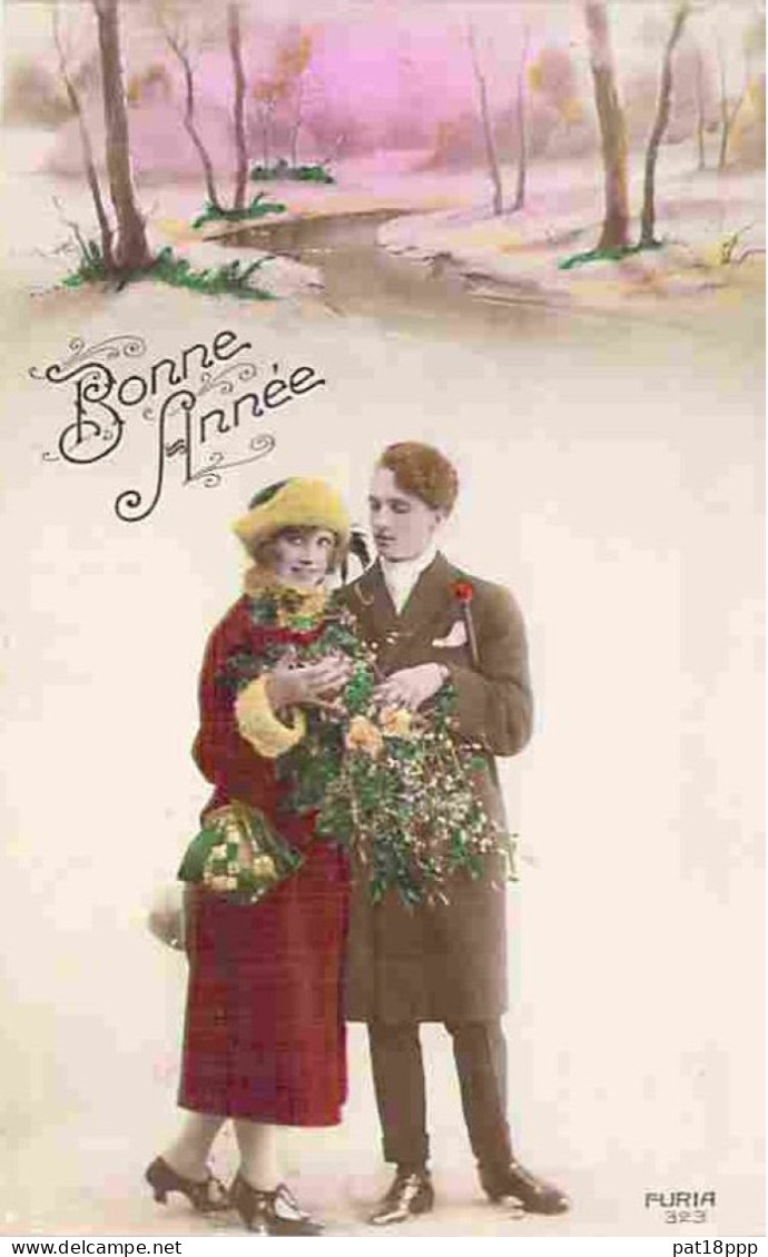 BON Lot de 35 cartes FANTAISIES ( Bonjour, Amitiés de, Bonne année : Couples et Enfants ...) CPA et CPSM PF 1920-30's