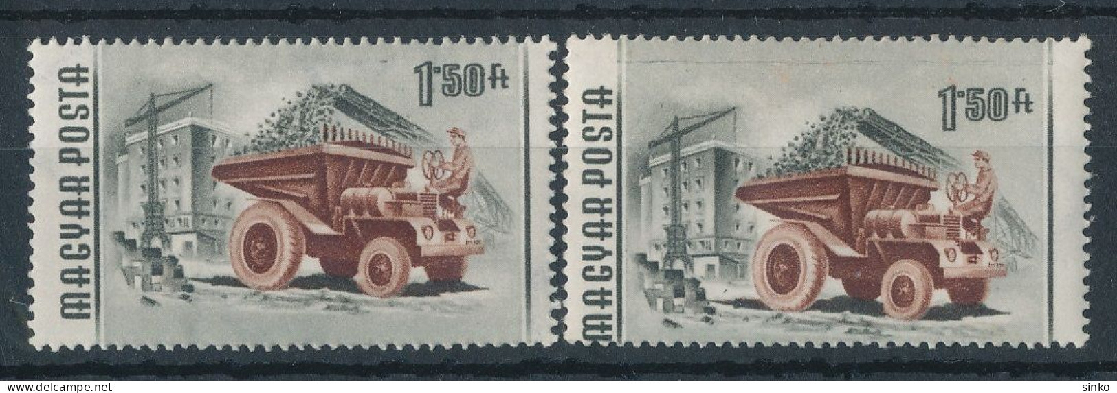 1955. Transport-Industry - Misprint - Errors, Freaks & Oddities (EFO)