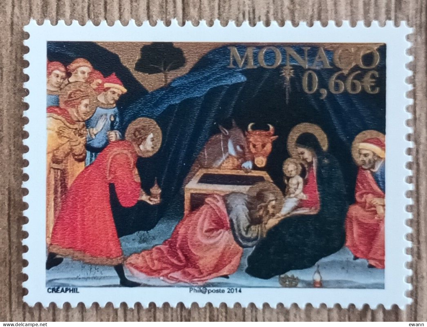 Monaco - YT N°2947 - Noël - 2014 - Neuf - Unused Stamps