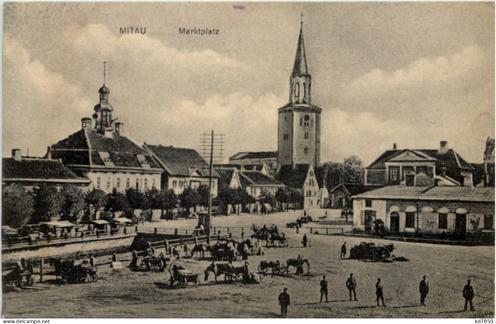 Mitau - Marktplatz - Letonia