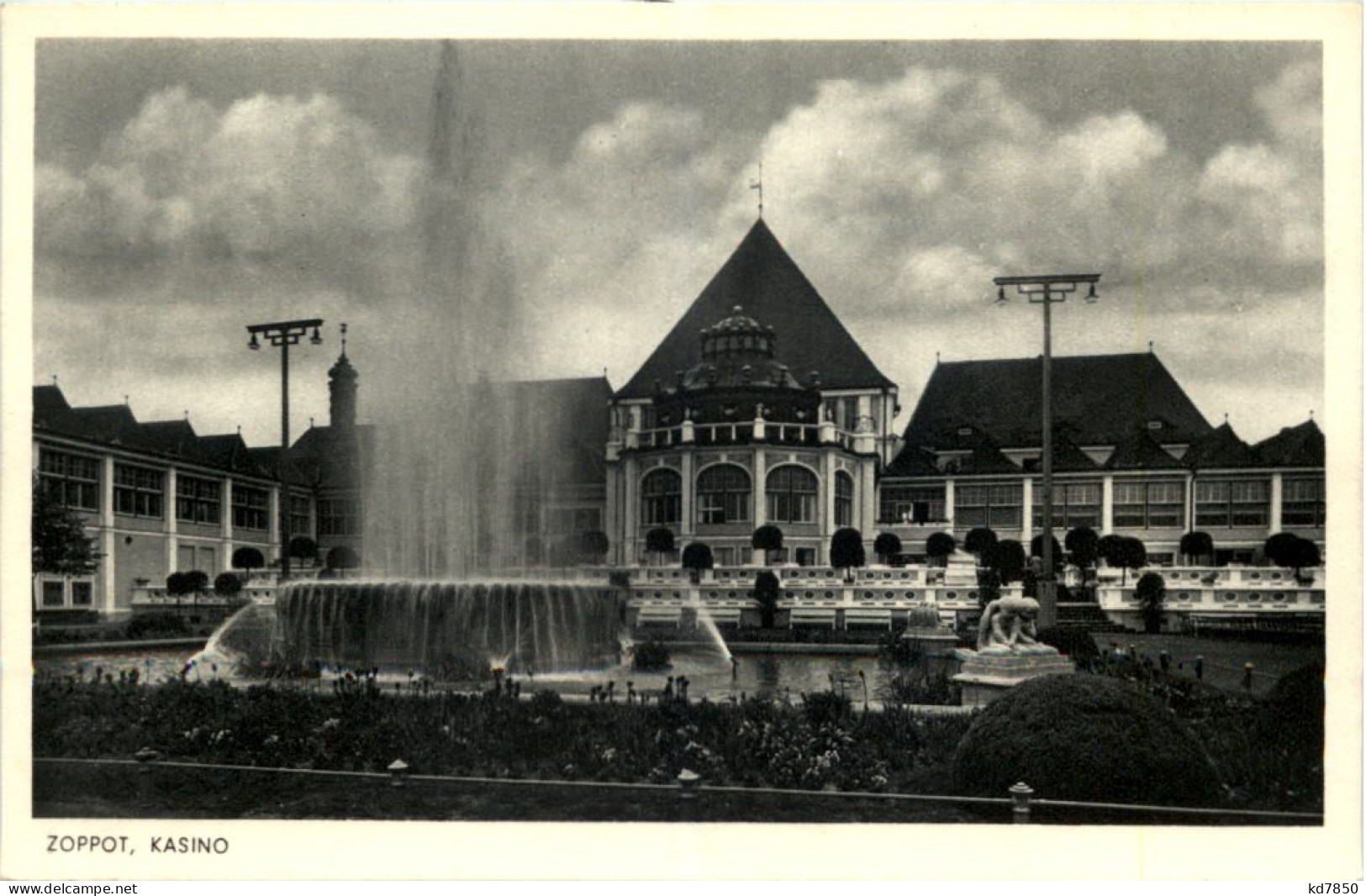 Ostseebad Zoppot - Kasino - Danzig