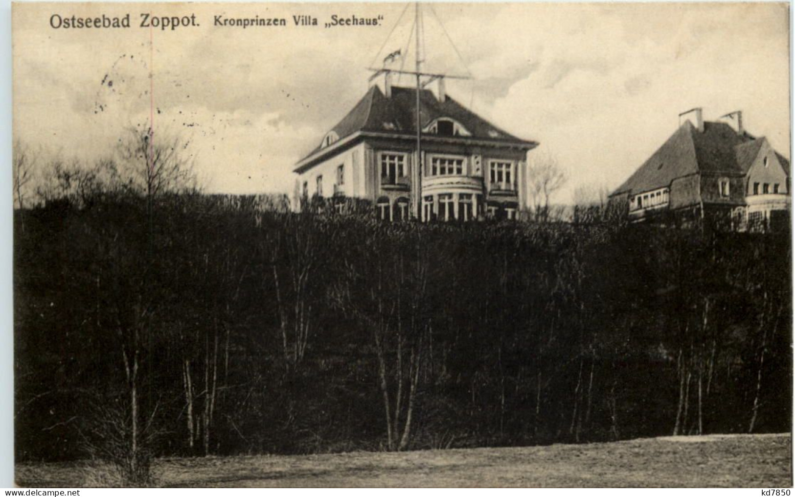 Zoppot - Kronprinzen-Villa Seehaus - Danzig