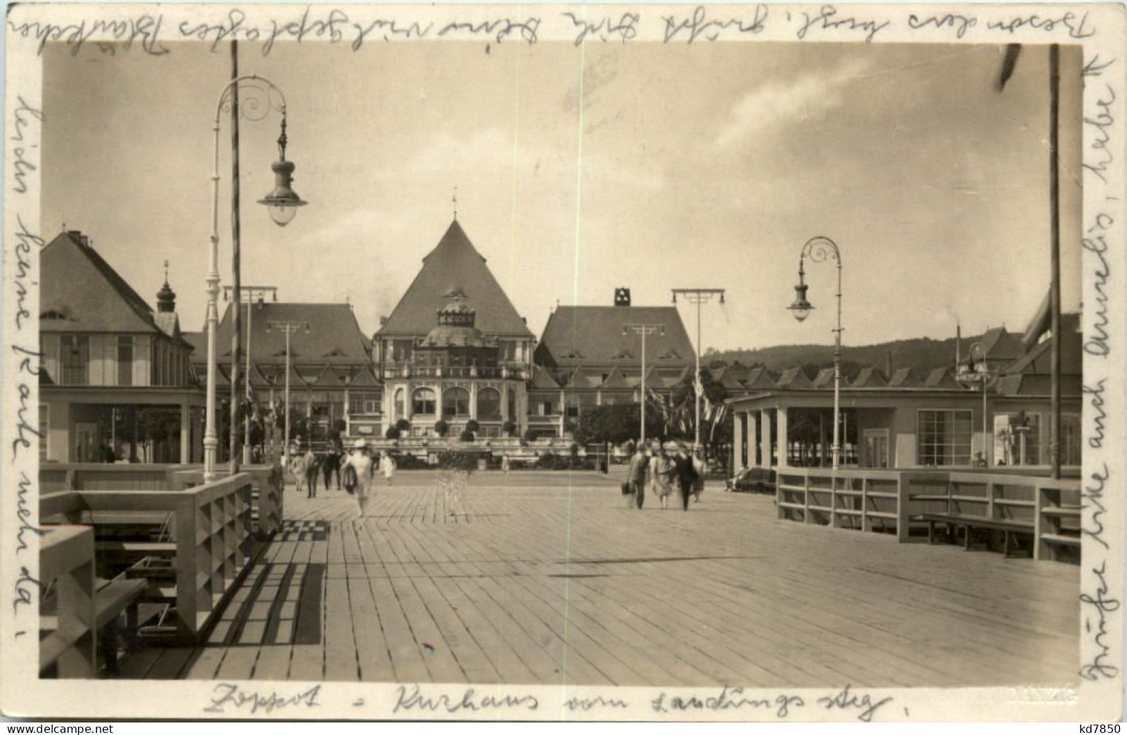 Ostseebad Zoppot - Kurhaus - Danzig