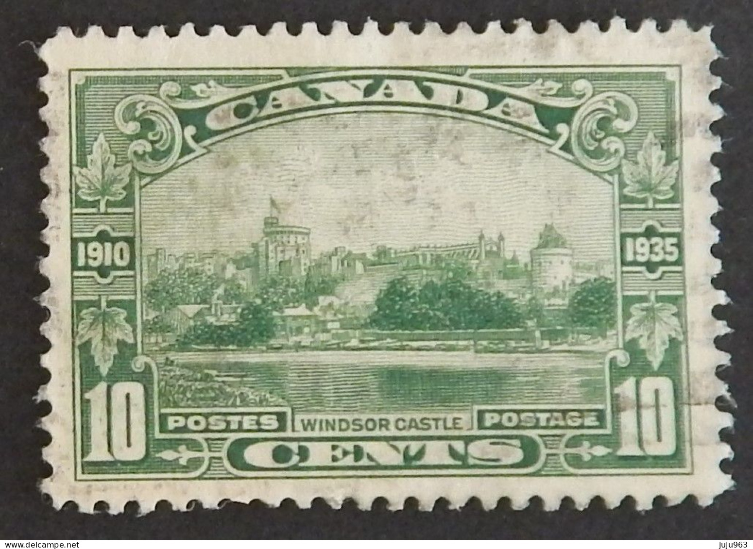 CANADA YT 177 OBLITERE " CHATEAU DE WINDSOR" ANNÉE 1935 - Used Stamps