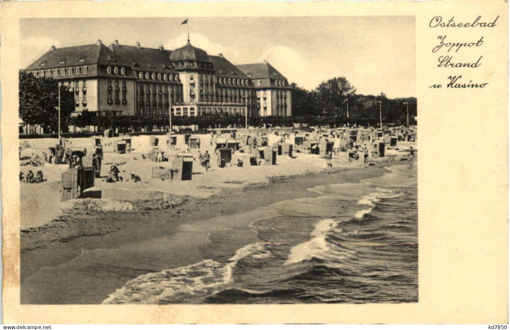 Ostseebad Zoppot - Strand Und Kasino - Danzig