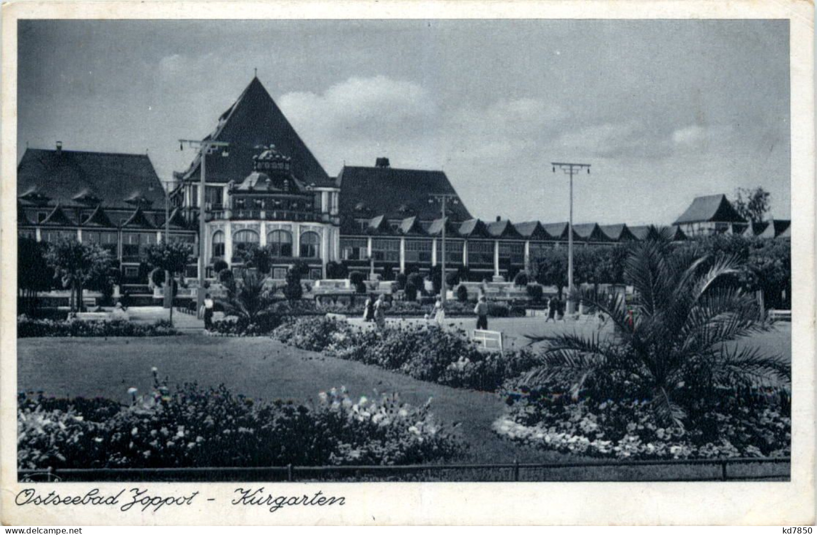 Ostseebad Zoppot - Kurgarten - Danzig