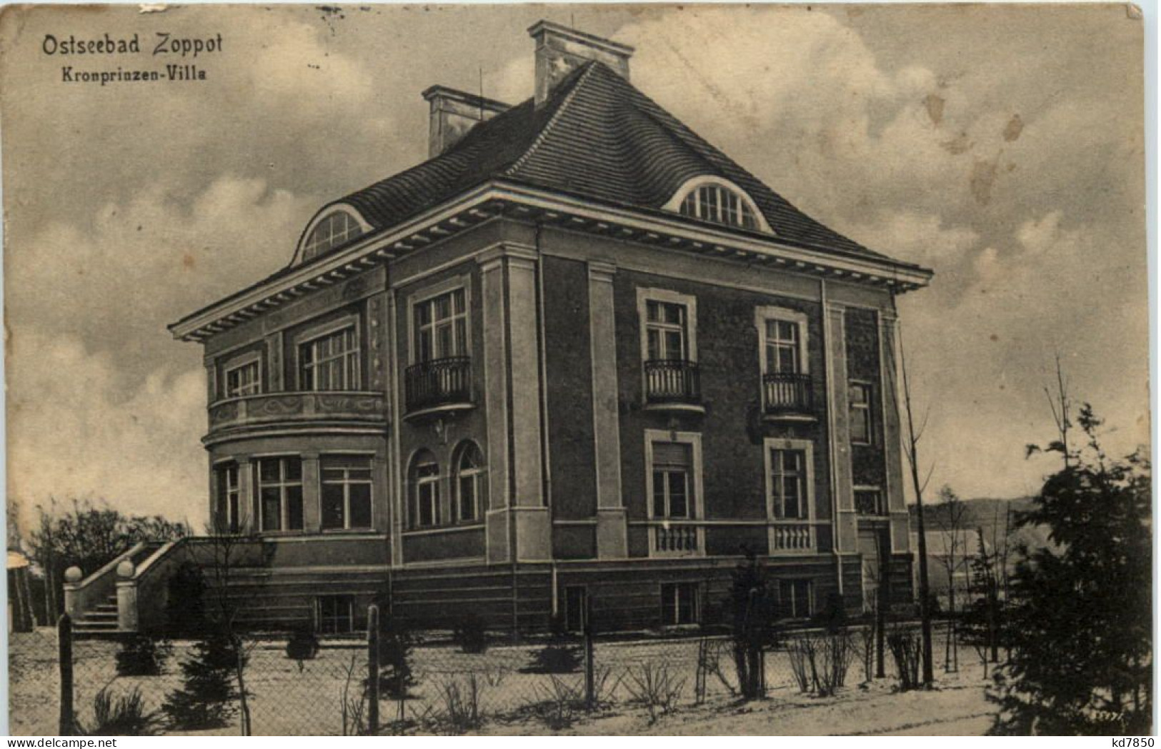 Zoppot - Kronprinzen-Villa - Danzig