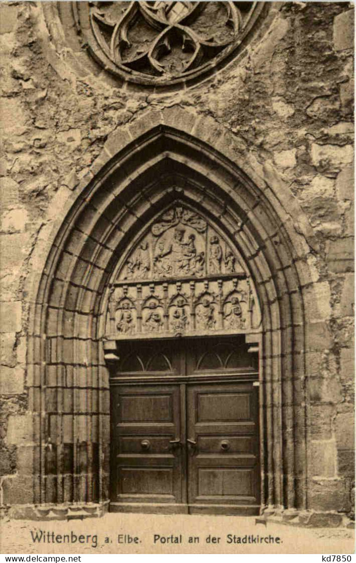 Wittenberg, Portal An Der Stadtkirche - Wittenberg
