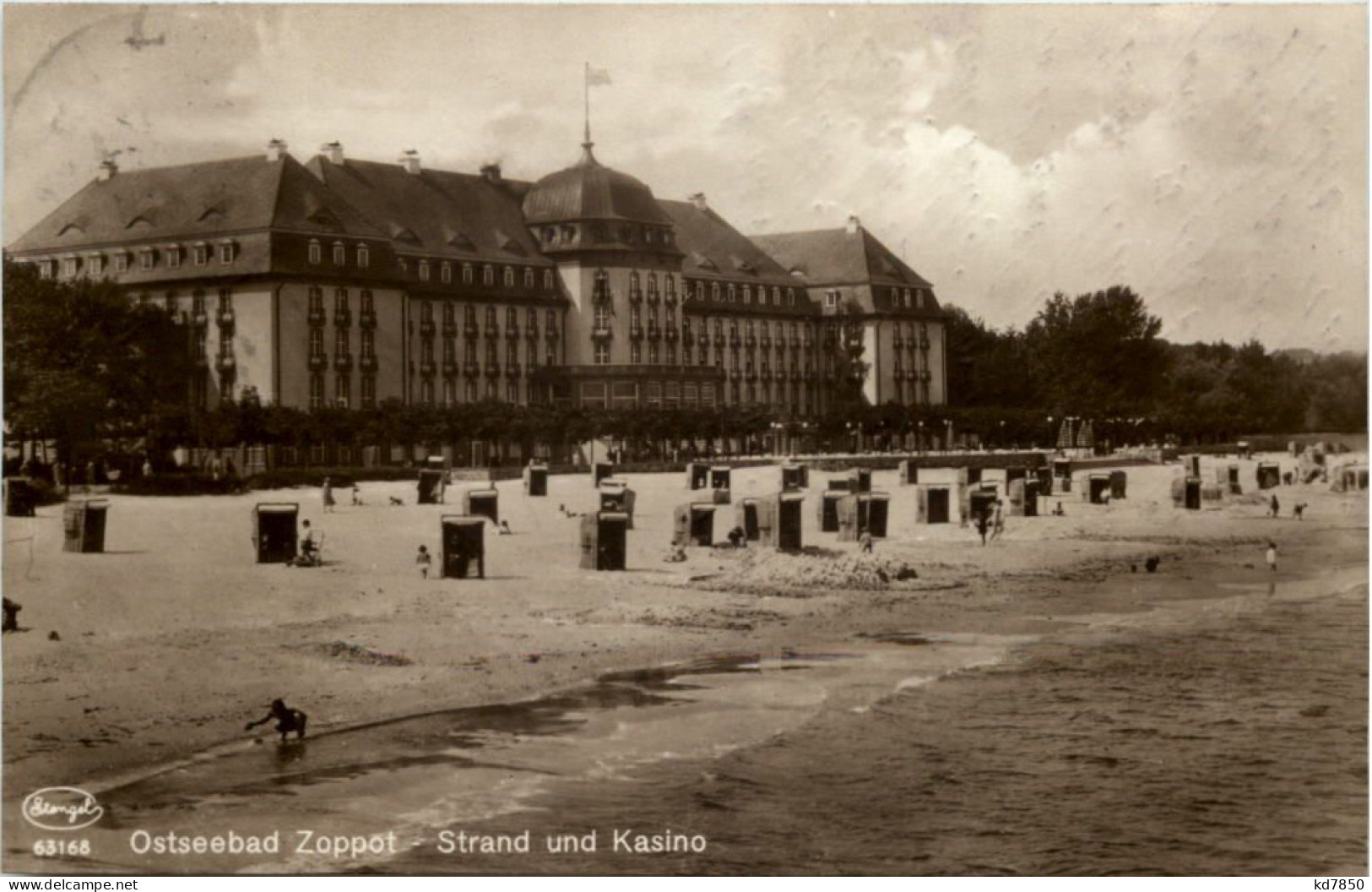 Ostseebad Zoppot - Strand Und Kasino - Danzig