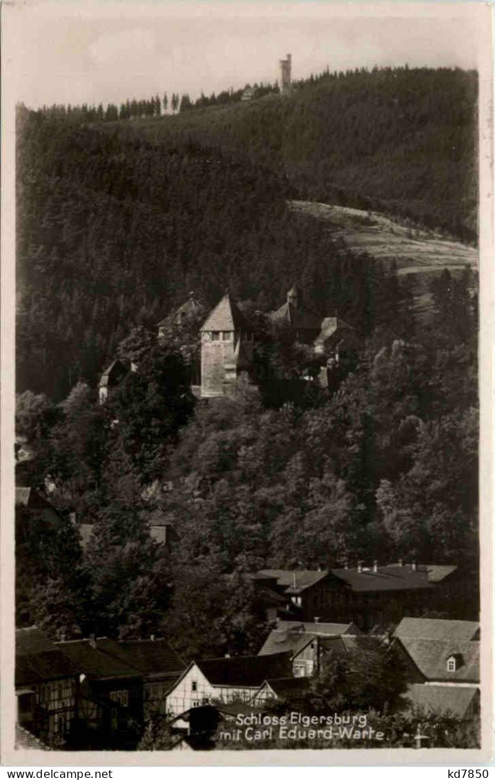 Schloss Elgersburg/Thür., Mit Carl-Eduard-Warte - Elgersburg