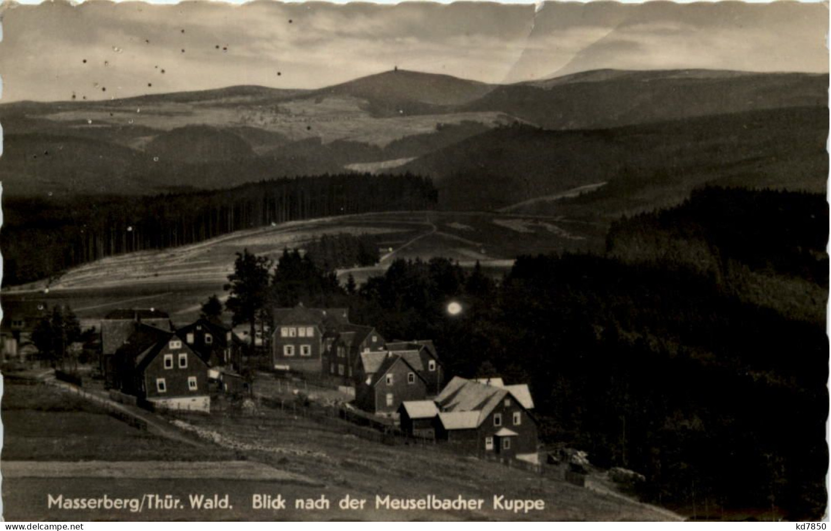 Kurort Masserberg, Blick N.d. Meuselbacher Kuppe - Masserberg