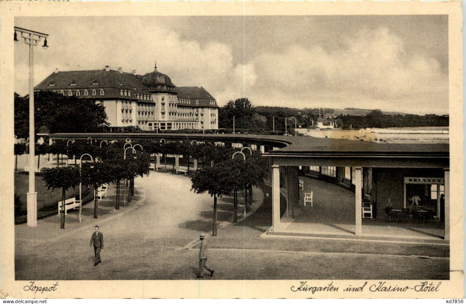 Ostseebad Zoppot - Kurgarten - Danzig