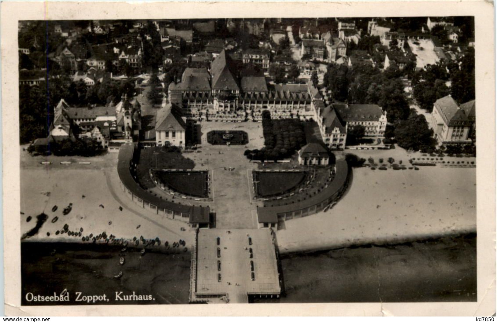 Ostseebad Zoppot - Kurhaus - Danzig