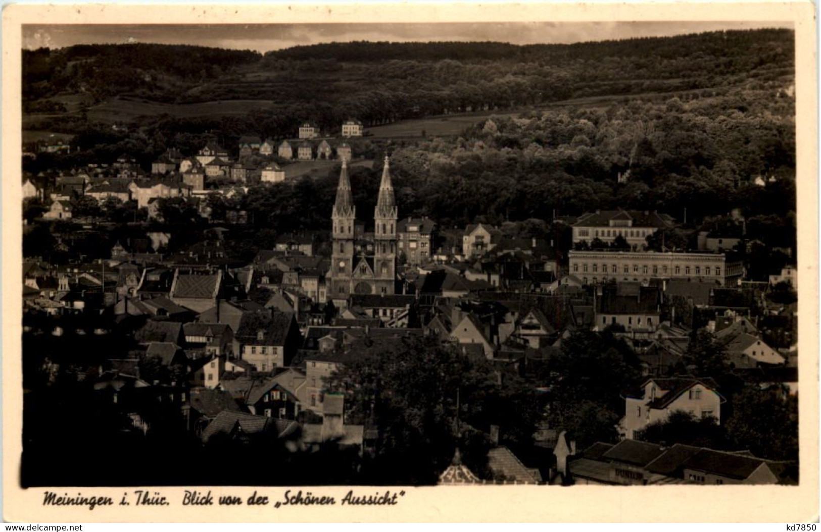 Meiningen, Blick Von Der Schönen Aussicht - Meiningen