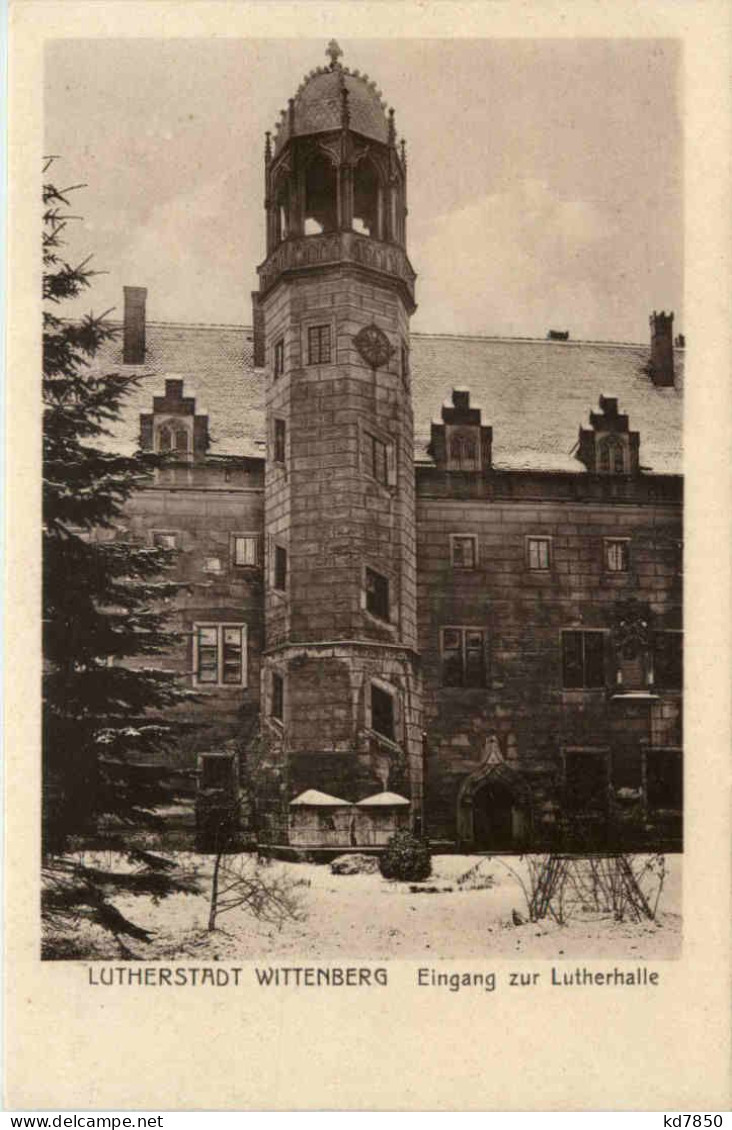 Wittenberg, Eingang Zur Lutherhalle - Wittenberg