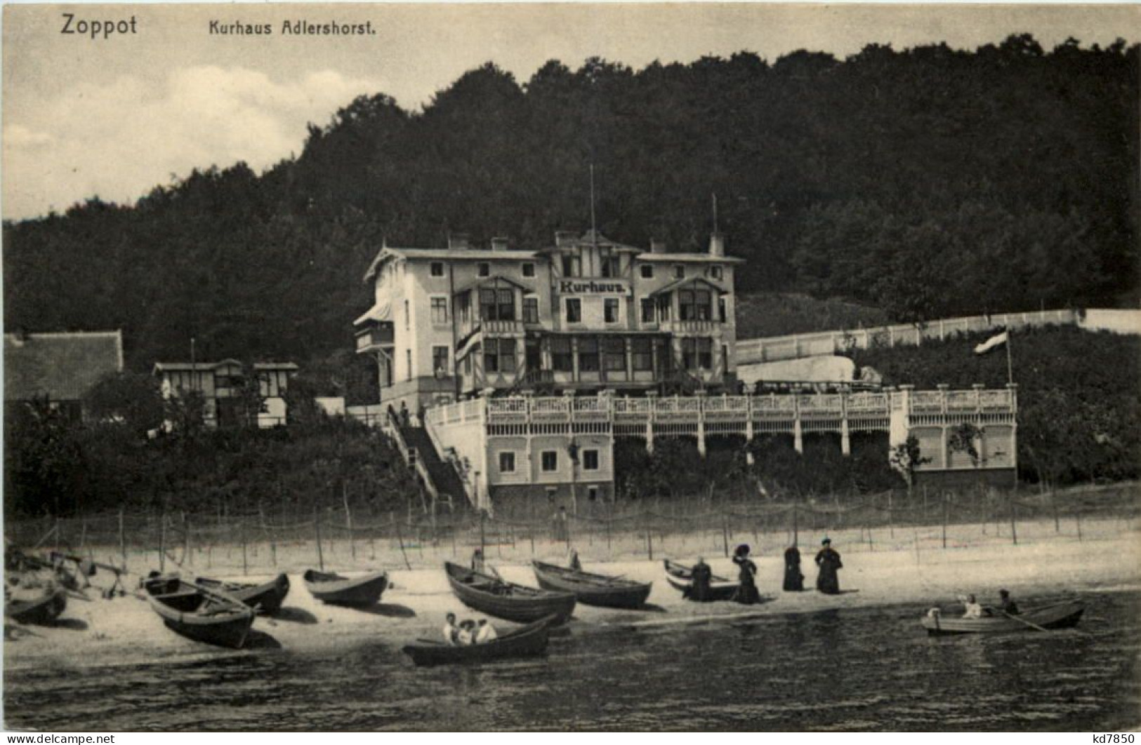 Ostseebad Zoppot - Kurhaus Adlershorst - Danzig