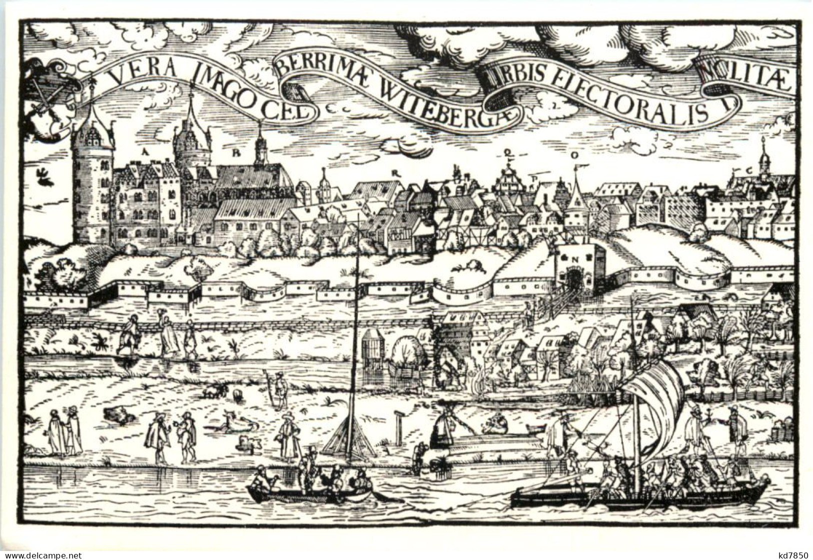 Wittenberg, Holzschnitt Aus 1611 - Wittenberg