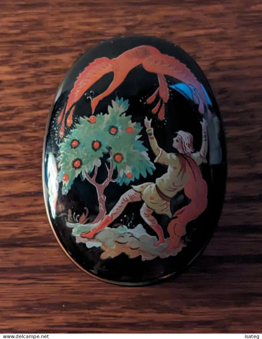 Boite à Musique En Porcelaine - The Franklin Mint " Firebird " : L'oiseau De Feu - Koffer