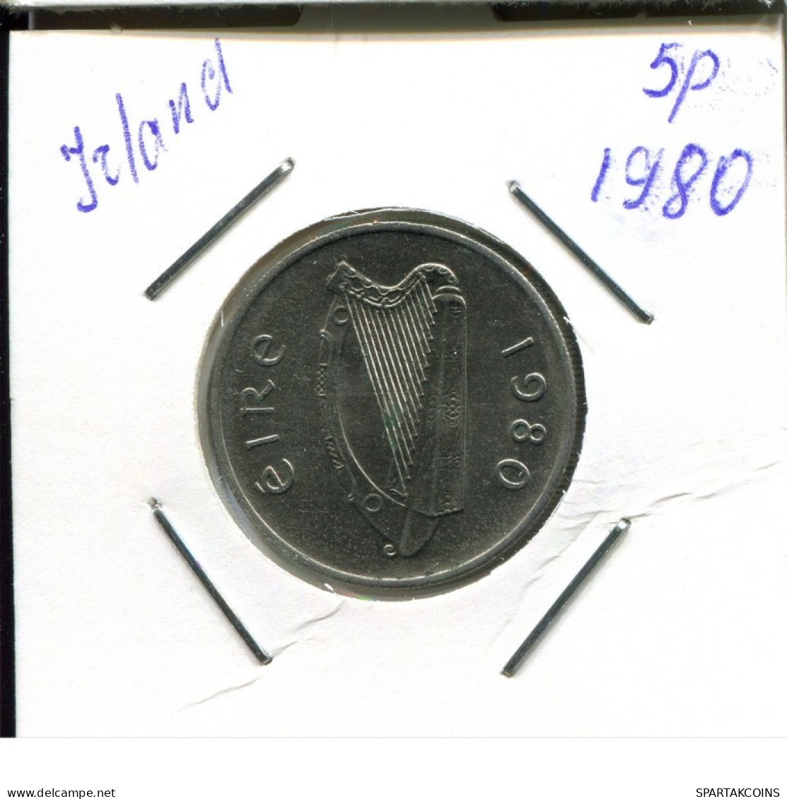 5 PENCE 1980 IRELAND Coin #AN635.U.A - Ireland