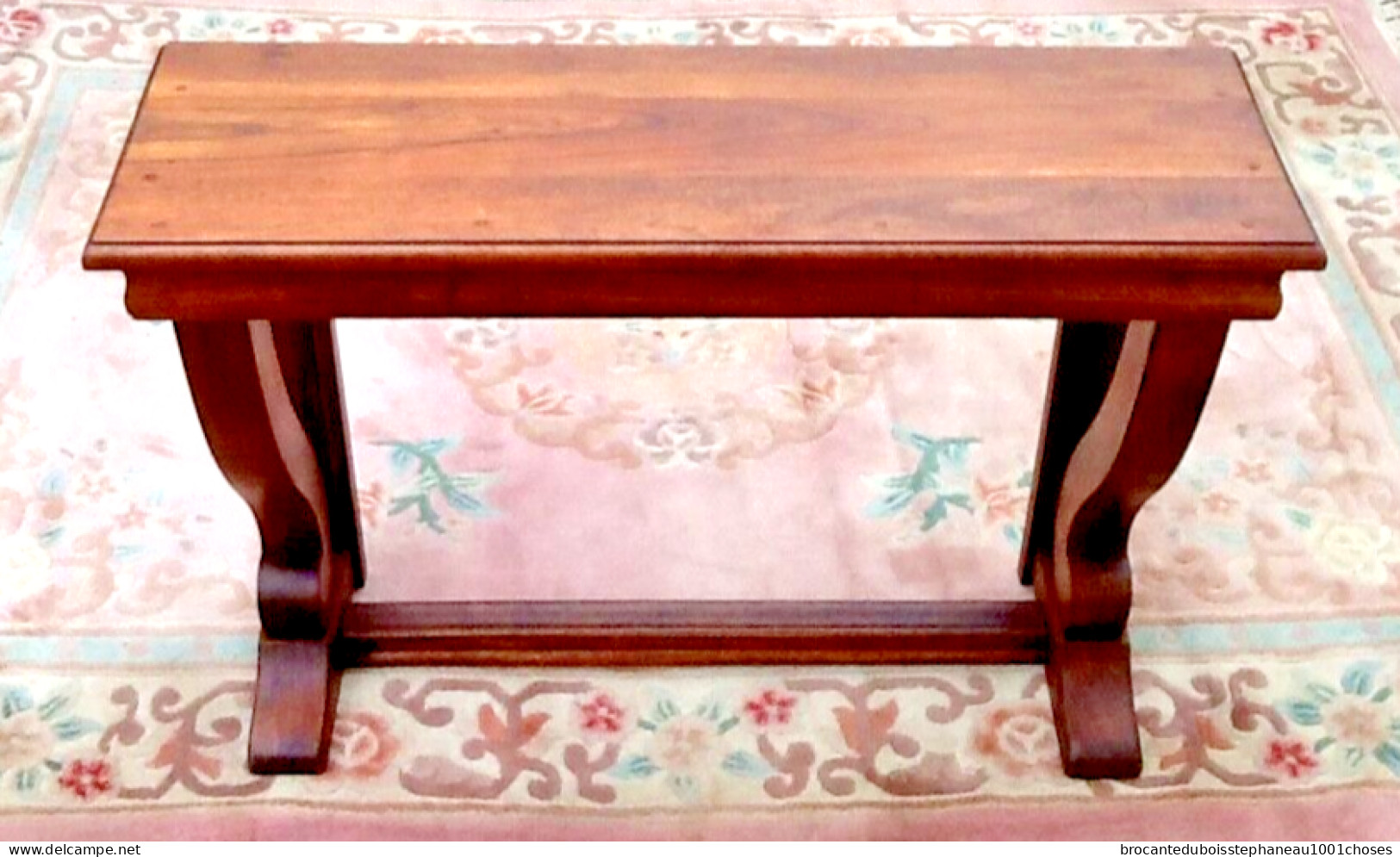 Table console en Noyer de style Restauration