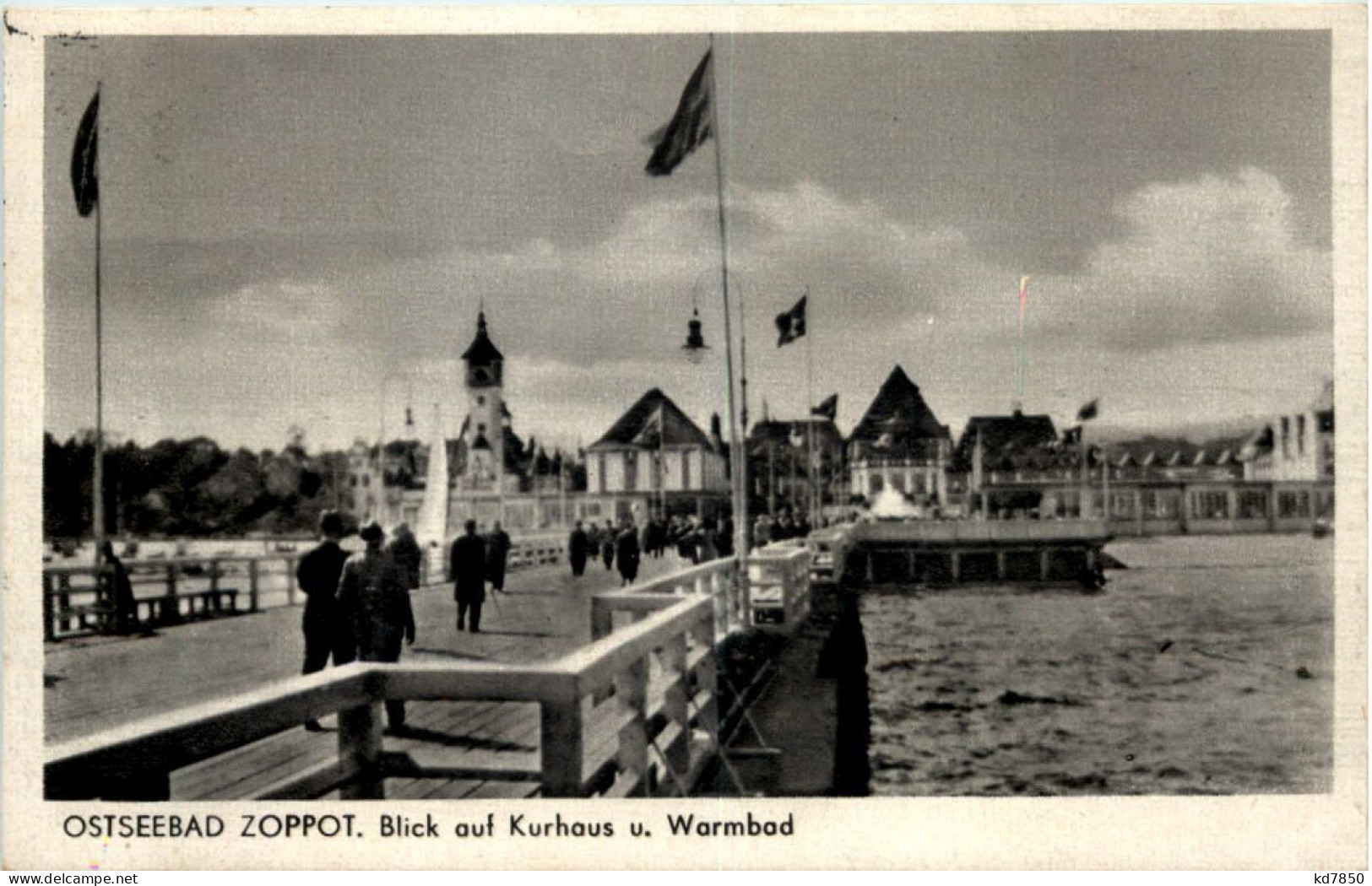 Ostseebad Zoppot - Kurhaus Und Warmbad - Danzig