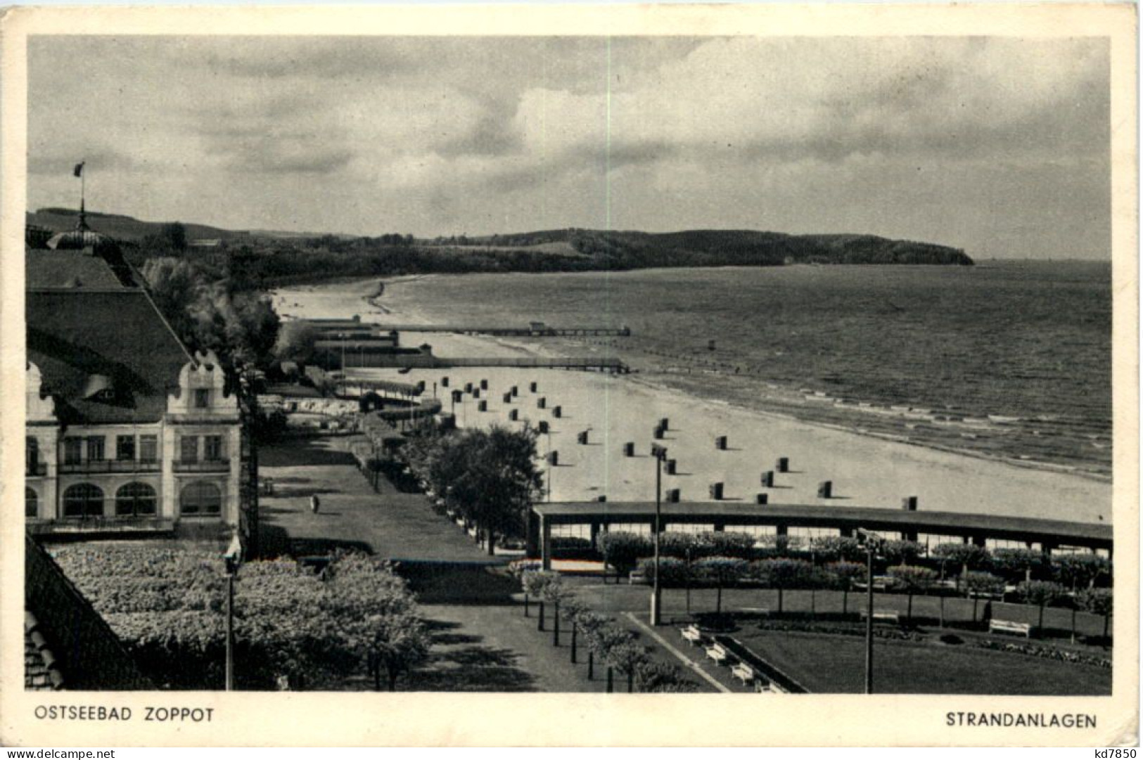 Ostseebad Zoppot - Strandanlagen - Danzig