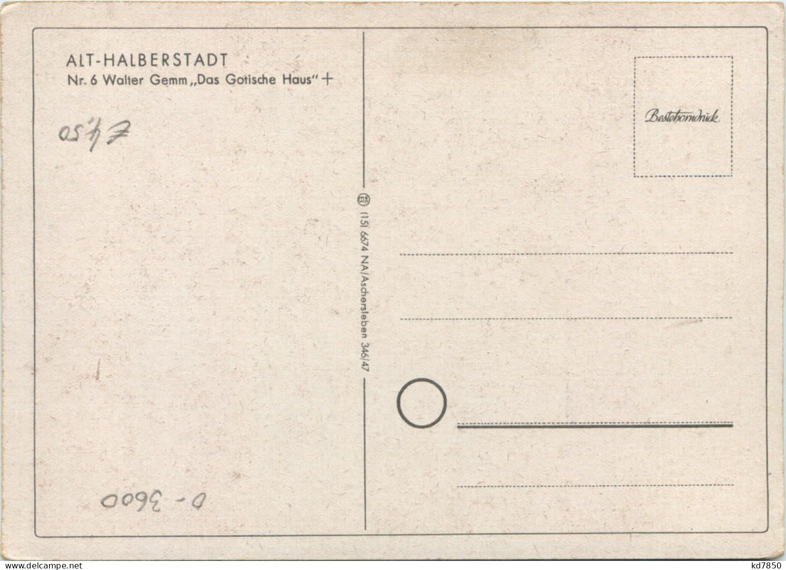 Alt-Halberstadt, Das Gotische Haus - Halberstadt