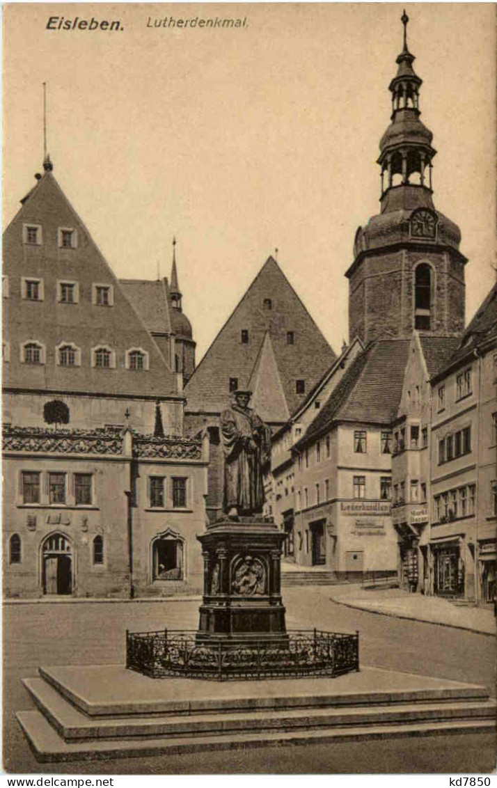 Eisleben, Lutherdenkmal - Eisleben