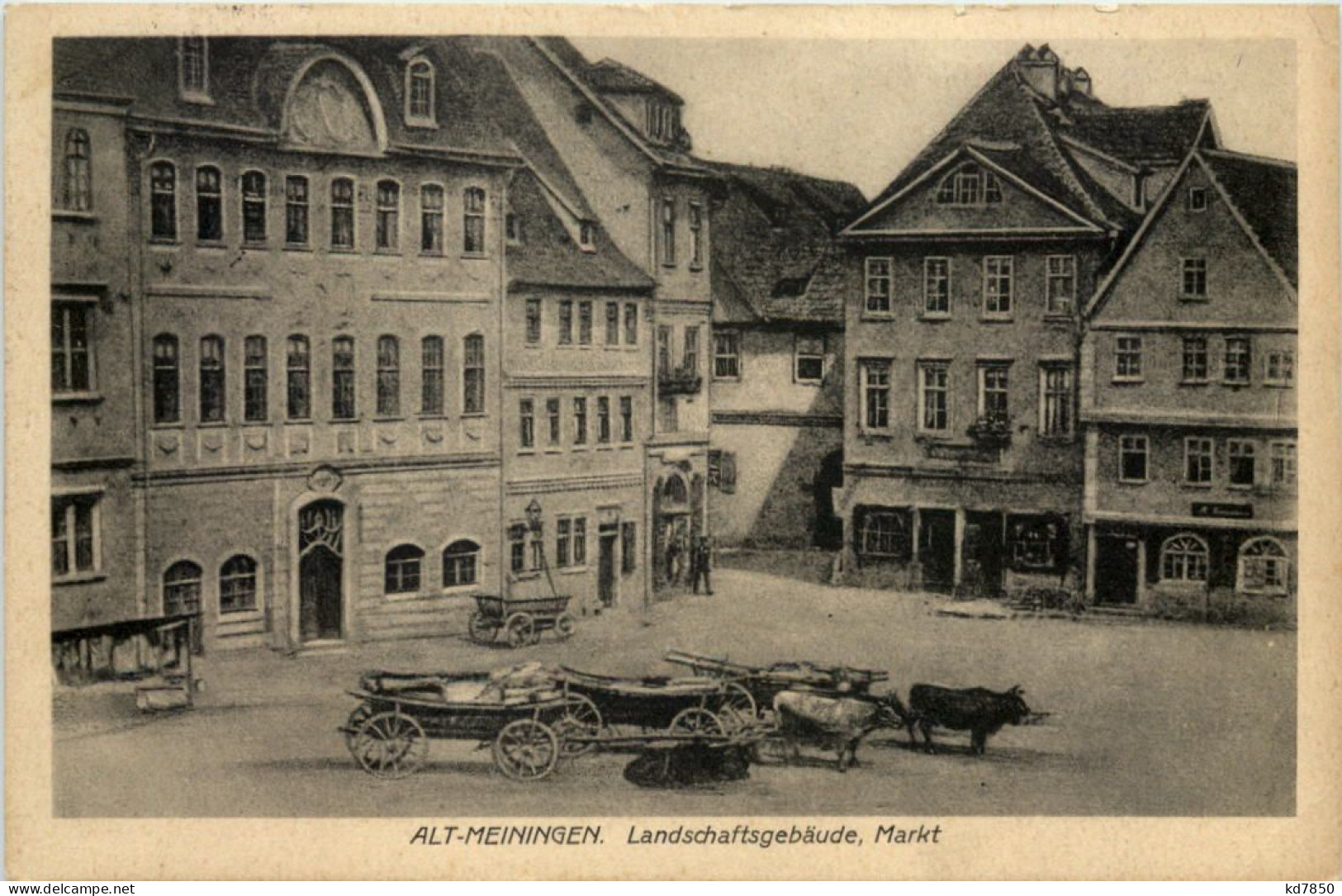 Alt-Meiningen, Landschaftsgebäude, Markt - Meiningen