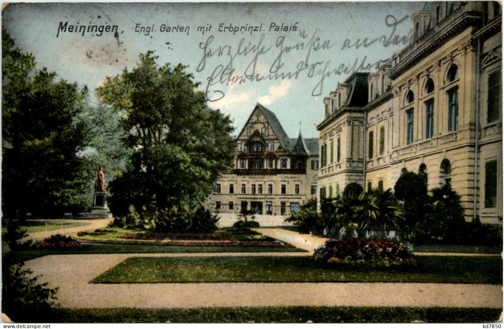 Meiningen, Engl. Garten Mit Erbprinzl. Palais - Meiningen