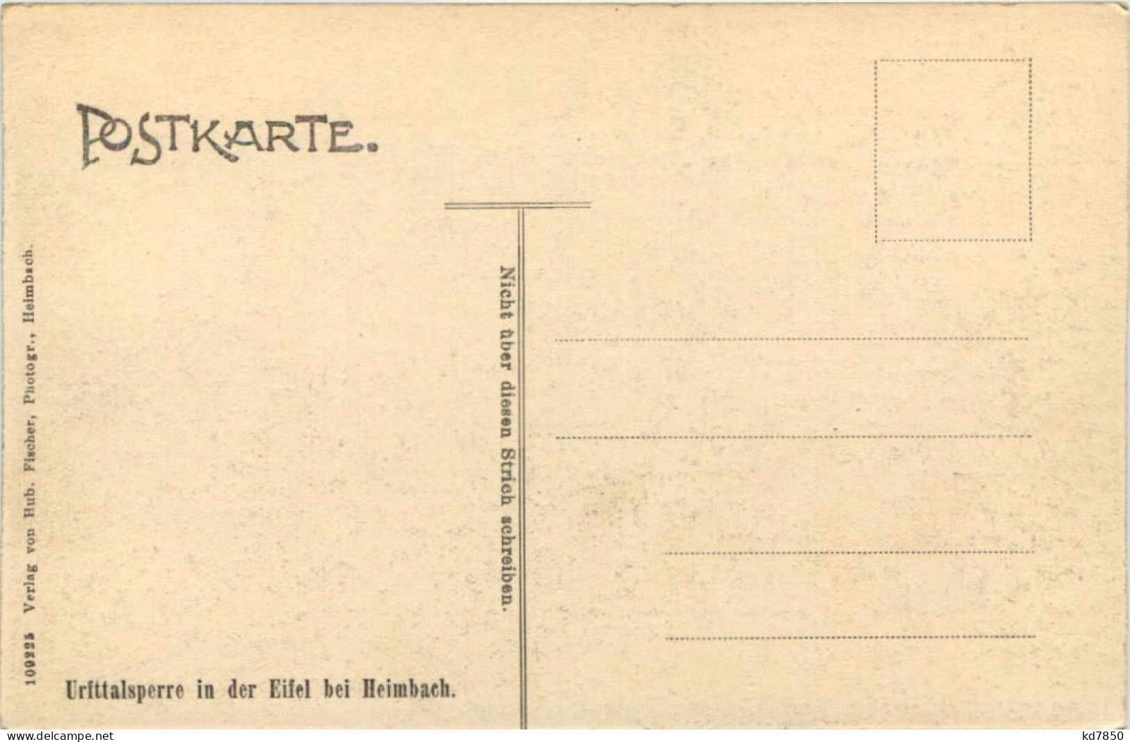 Urfttalsperre In Der Eifel, Bei Heimbach - Euskirchen