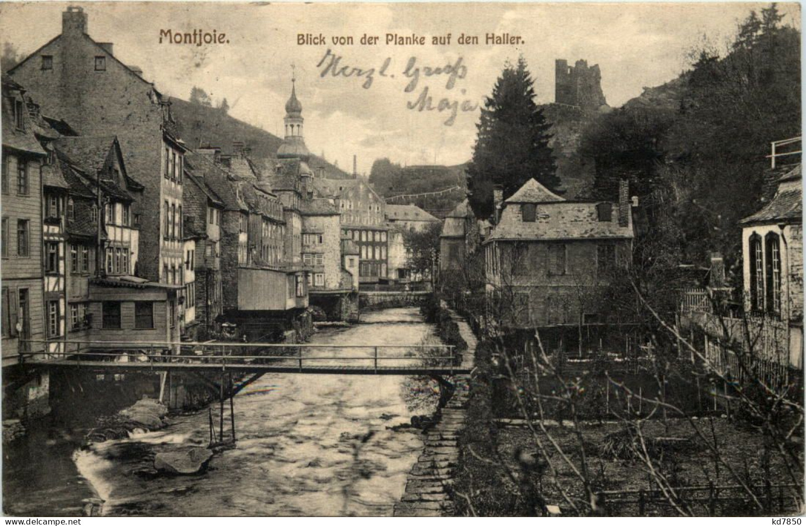 Montjoie - Monschau, Blick Von Der Planke Auf Den Haller - Monschau