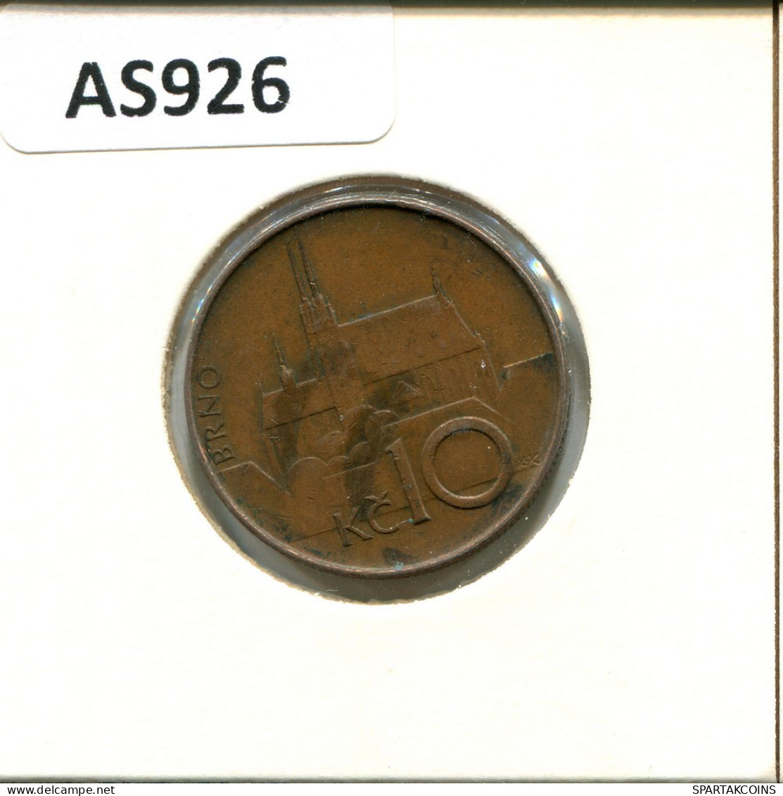 10 KORUN 1993 REPÚBLICA CHECA CZECH REPUBLIC Moneda #AS926.E.A - Tschechische Rep.