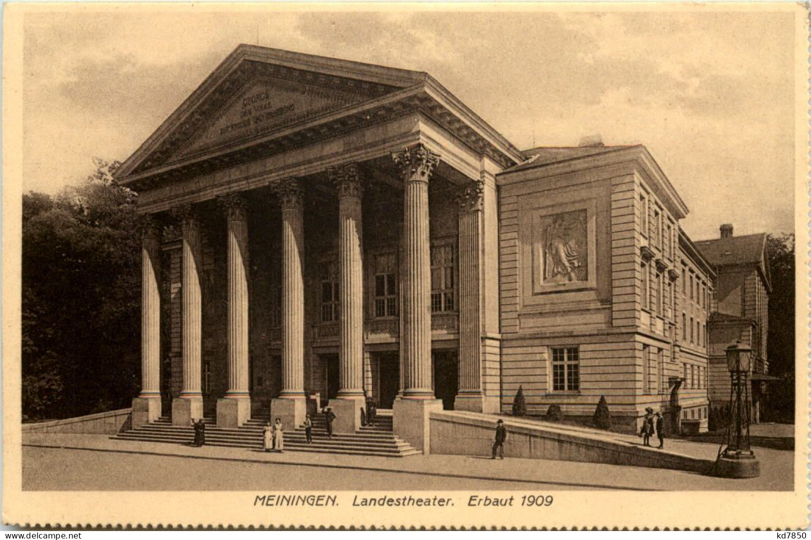 Meiningen, Landestheater Erbaut 1909 - Meiningen