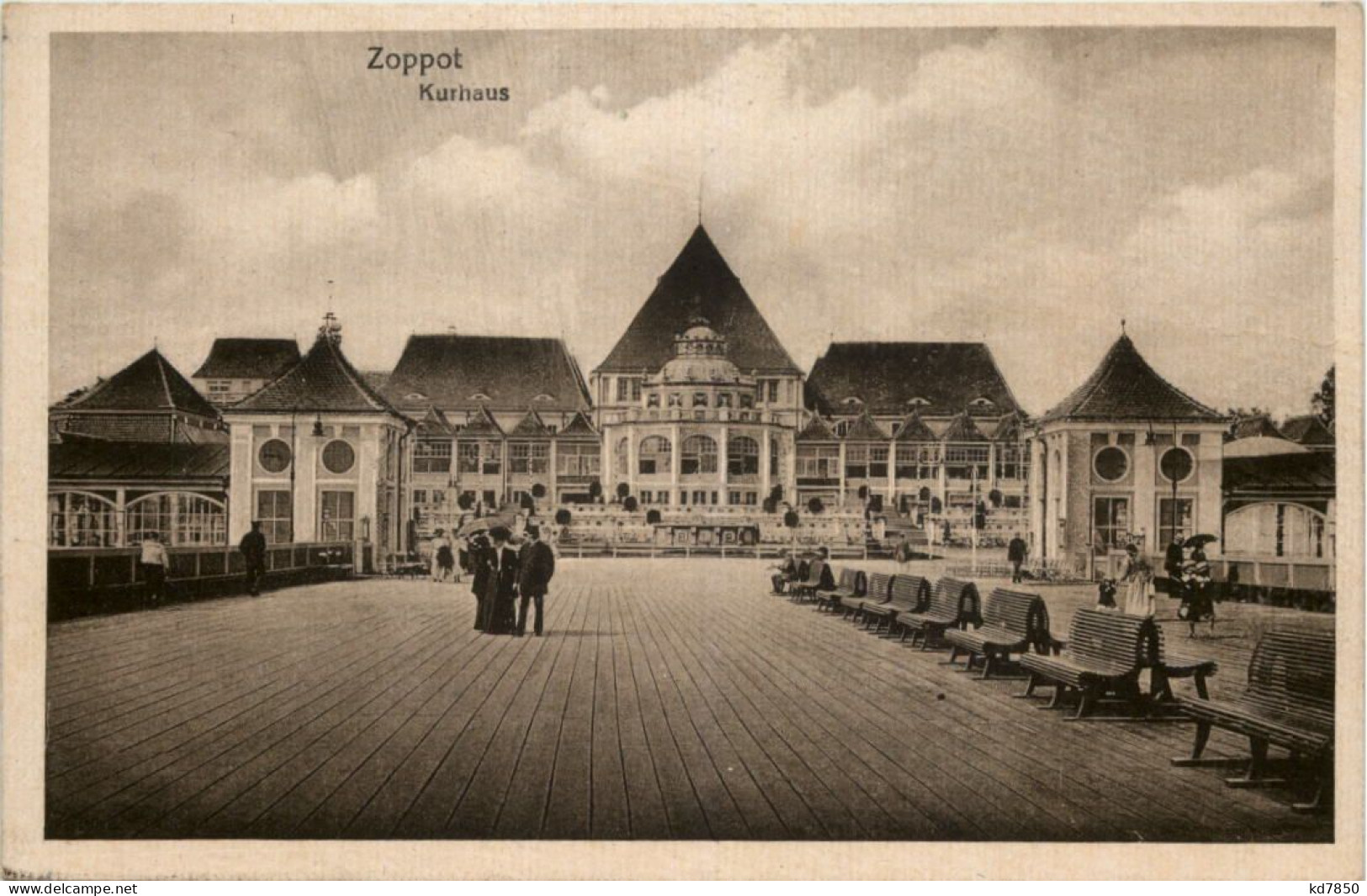 Ostseebad Zoppot - Kurhaus - Danzig