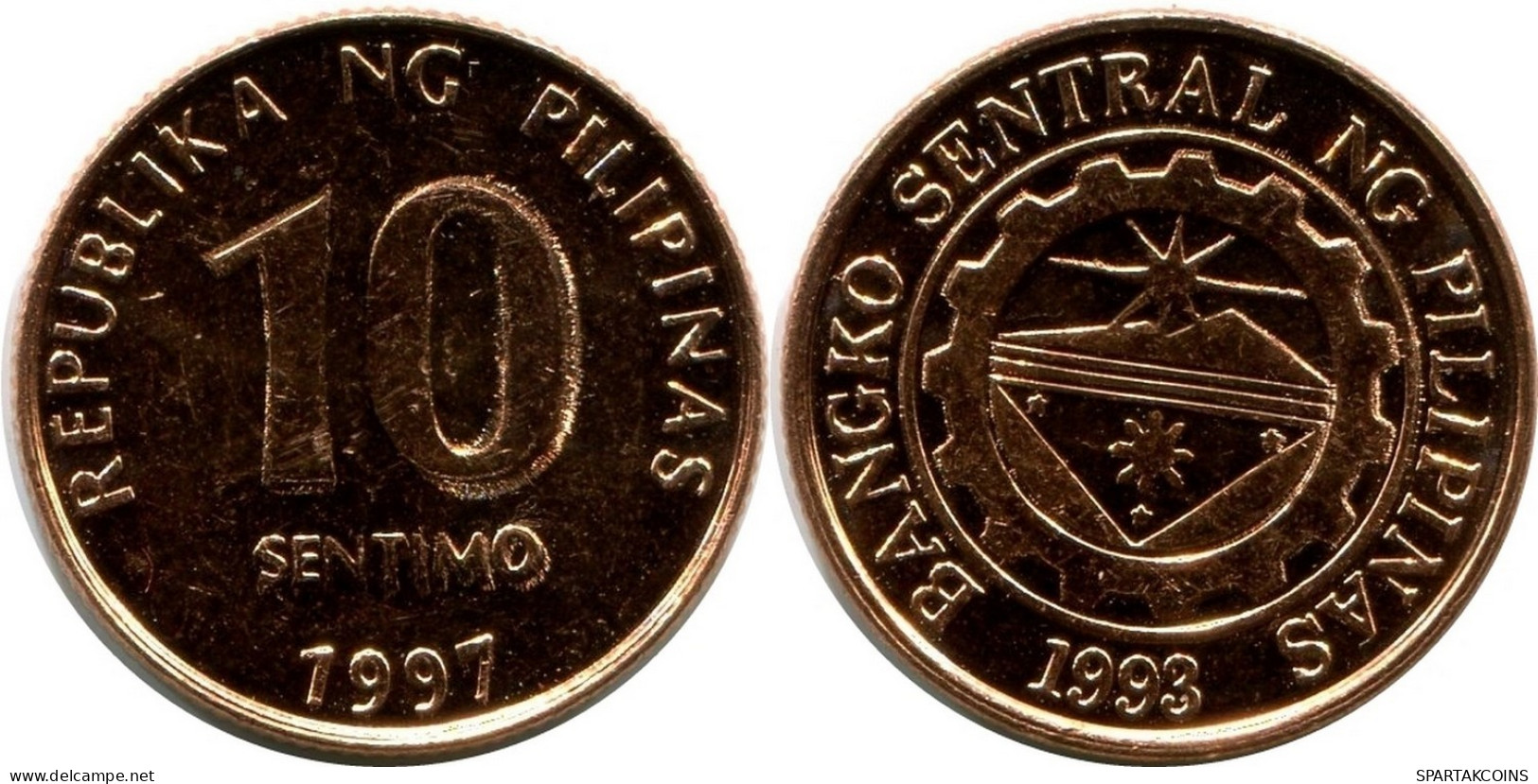 10 CENTIMO 1997 FILIPINAS PHILIPPINES UNC Moneda #M10047.E.A - Philippinen