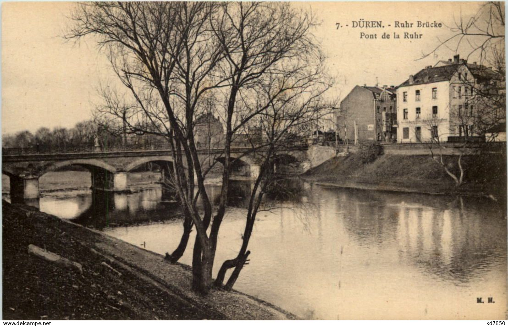 Düren, Rur-Brücke - Dueren