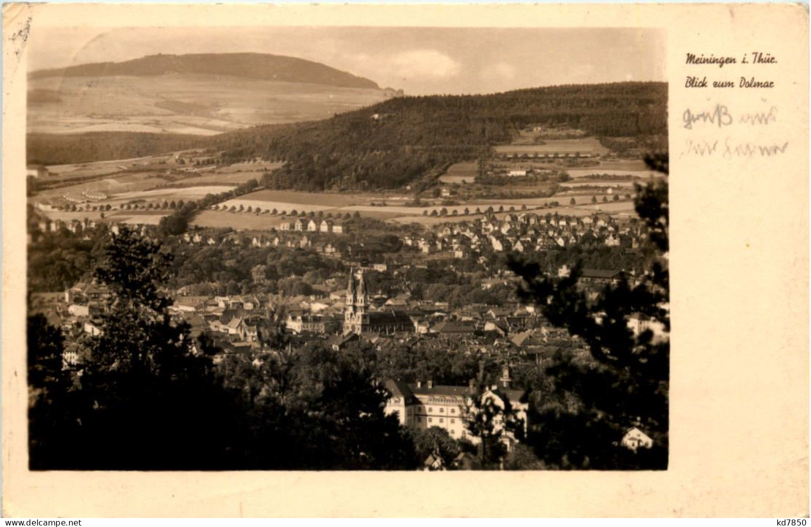 Meiningen, Blick Zum Dolmar - Meiningen