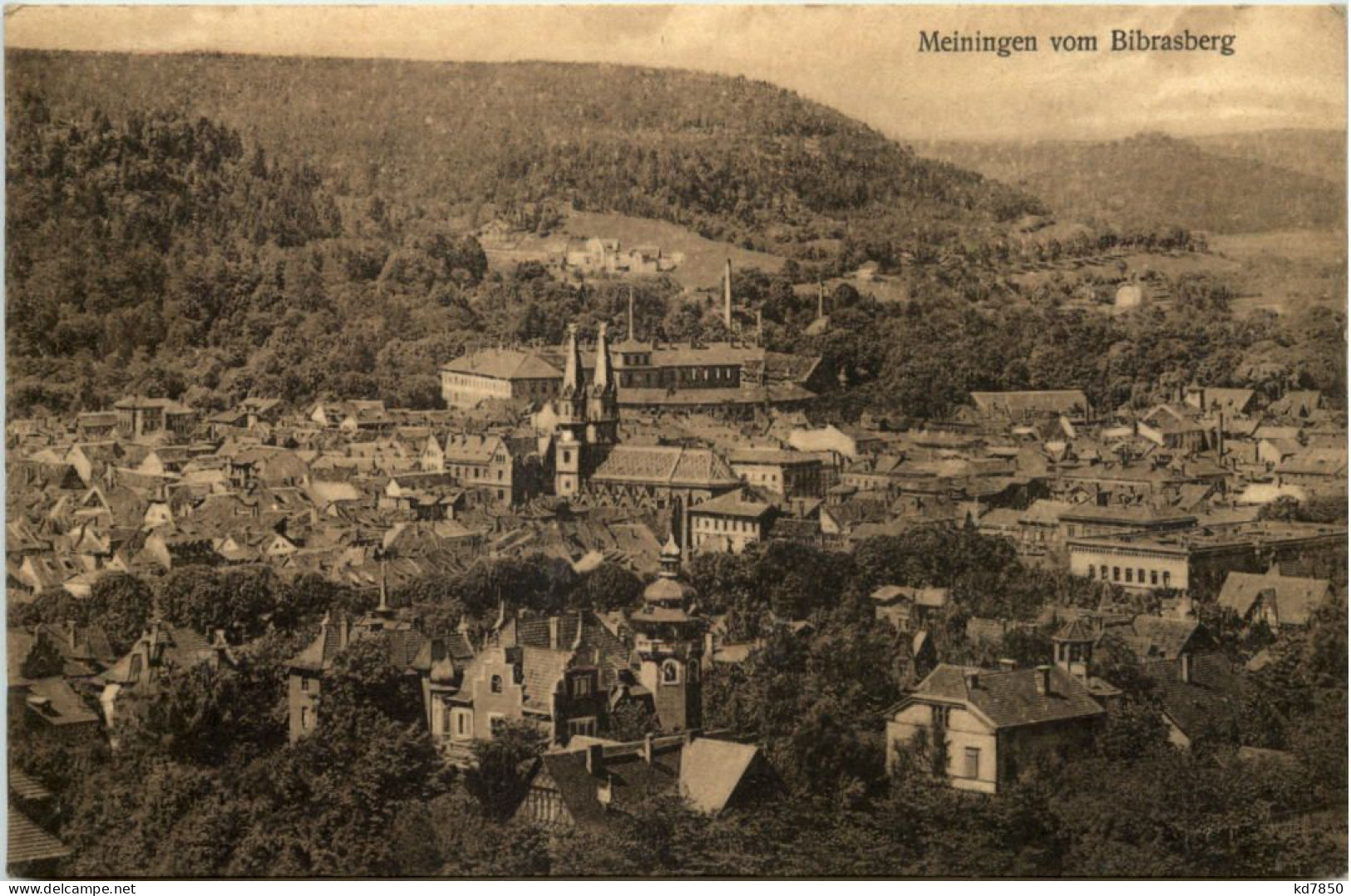 Meiningen, Vom Bibrasberg - Meiningen