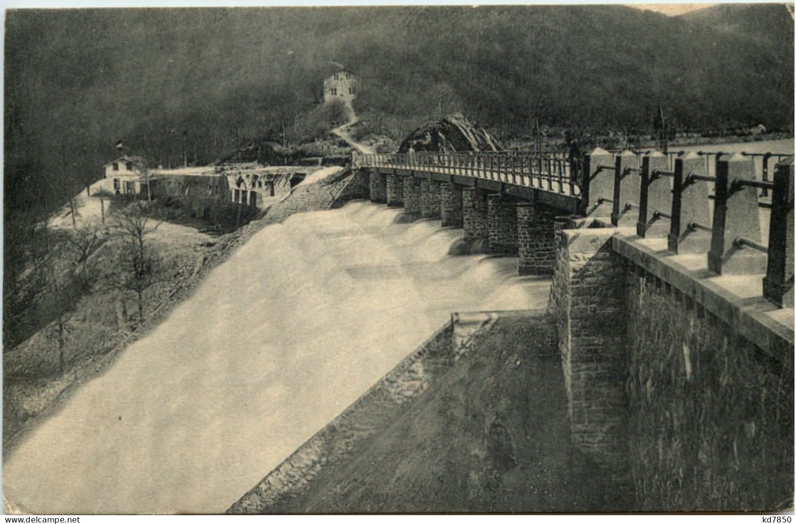 Urfttalsperre In Der Eifel, Überfluten Der Kaskaden - Euskirchen